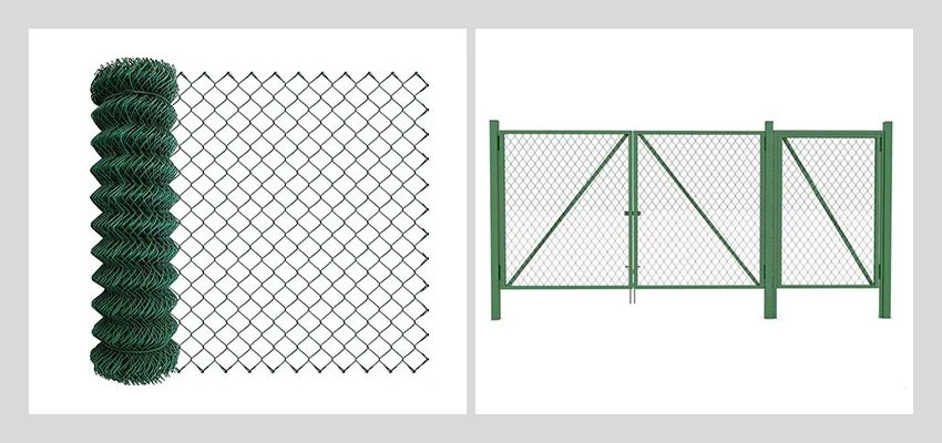 Vinyl Coated Chain Link Fence Mesh types