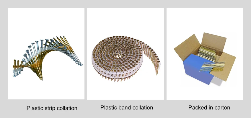 plastic strip nail package