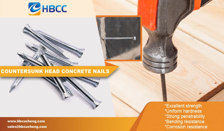 Advantage Countersunk Head Concrete Nails