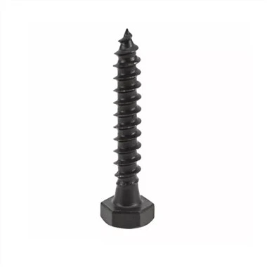 Svarta sexkantsskruvar